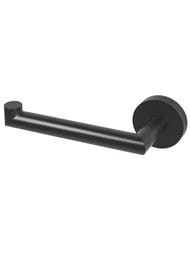 Держатель туалетной бумаги Bemeta Dark 104212030L без крышки, левый, цвет: черный матовый