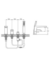 ��������� �� ���� ����� BelBagno ARLIE ARL-VIM4-CRM �� 4 ���������, ����