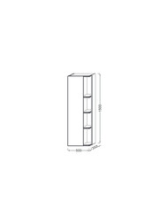 ����� Jacob Delafon TERRACE (500�350�1500) EB1179G-274 �����, ������ ���