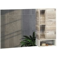 Зеркало-шкаф COMFORTY Турин-120 (11801х800х140) напольный, дуб бежевый 00004137136