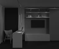 Трековый подвесной светильник Maytoni Focus LED (Фокус ЛЭД) TR156-1-5W4K-PT Flarity 4000K 5Вт 30°, IP20, платина