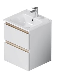 Тумба под раковину AM.PM X-Joy 50 подвесная, 2 ящика, белый глянец M85AFHX0502WG