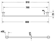 ������������������ DURAVIT Starck T 810 ��, ����: ������ ������� 0099434600