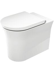 Унитаз напольный Duravit White Tulip 2001090000 370х580 безободковый, верт.смыв, HygieneFlush, белый