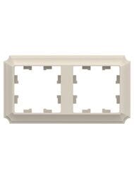 Рамка Systeme Electric ATLASDESIGN Antique 2 поста бежевый ATN100202