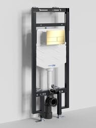 Инсталляция для унитаза WasserKRAFT Dinkel с клавишей смыва, золото глянцевое 58tlt.010.me.pg04 — изображение 3