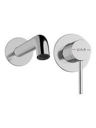 Встраиваемый смеситель для раковины VitrA Minimax Round A43549EXP однорычажный хром латунь