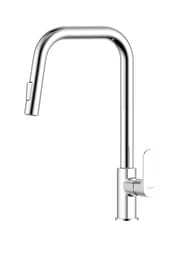 Смеситель Aquatek AQ1984CR АЛЬФА для кухни с вытяжным изливом