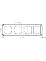 Рамка Systeme Electric ATLASDESIGN Antique 4 поста бежевый ATN100204