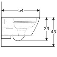 ������ ��������� Geberit Renova Plan (350�540�330) ������������ 500.378.01.1
