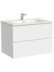 Тумба под раковину SANCOS Folk (690х450х500) подвесная, 2 ящика, Bianco FL70W
