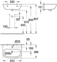 ���������� Grohe Bau Ceramic 39440000 ��������� (553�151�386)