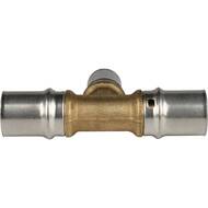 Тройник переходной STOUT 20x16x20 для металлопластиковых труб прессовой SFP-0005-201620