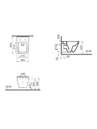 ��������: ����������� Vitra + ������� ���� + ������ Integra Square + ������� ��������� 9856B003-7206