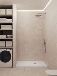 Душевой поддон STAROhome SOLID (1000х900х24) литьевой мрамор, белый мат. 1237474