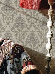 Обои виниловые на флизелине Prima Italiana Ducale (1,06х10) рисунок, серые 80223 (рул.)