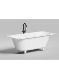 Ванна встраиваемая Salini Ornella Axis Kit 170 103523M 1700х750х600 сифон, S-Stone, белый матовый