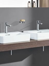 Смеситель Grohe Lineare New 23106001 для умывальника, S-Size, с донным клапаном