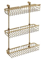 Migliore Complementi Полка-решетка большая тройная 40x15x60 см бронза ML.COM-50.703.BR