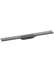 Hansgrohe RainDrain Flex Внешняя часть слива для душа 80см, пристен.монтаж, шлиф.черн.хром 56051340