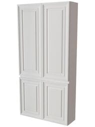 Пенал Caprigo Ponza-A 800х1600х250 подвесной, цвет белый, двойной 13551-B231