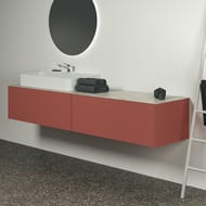 Тумба под раковину Ideal Standard CONCA (1985x505x360) 2 ящика, закат матовый лак T3987Y3