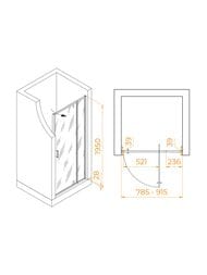 ������� ����� RGW Passage PA-008 (800�1950) ���������, ������ 6�� ����������/���� 350800889-11