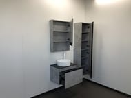 Шкаф-колонна COMFORTY Эдинбург-40 (400х1600х300) подвесной, бетон светлый 00004147998