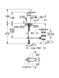 ��������� Grohe EuroSmart Cosmopolitan 3282500E ��� ����������� ������������, �� ������� ����������