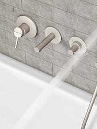 Излив Vitra Origin для ванны, никель шлифованный A4262234