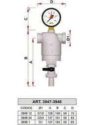 ������ FAR 1" � � ����������, 300���, � ������. ��������, Max: 95 �C, 25 ��� FA 39F8 1