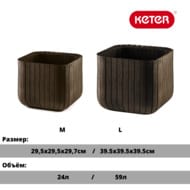 ����� KETER CUBE PLANTER M 50.5 � (40x40x40), ��������