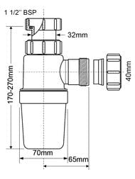 ����� ���������� McAlpine (1 1/2"�40��) ��� ������� MRSK1-ANW
