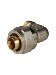Уголок STOUT 20х1/2"Н обжимной, для металлопластиковых труб, SFS-0006-001220