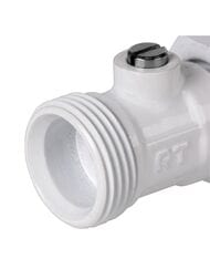 Узел нижнего подключения прямой раздельный ROYAL THERMO 3/4х3/4ЕК белый RANPP13434WH