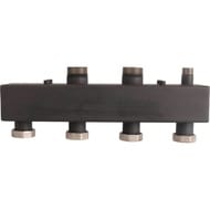 Коллектор распределительный ROMMER 2 отопительных контура 1.1/2", сталь