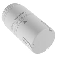 Термоголовка жидкостная Royal Thermo Design М30х1,5 белая soft touch RATHDN13015WS