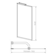 ������ �� ����� Vincea 700x1400 VSB-41700CL x���