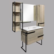 Шкаф COMFORTY Дюссельдорф-35 (480х700х150) подвесной, дуб дымчатый 00004148025