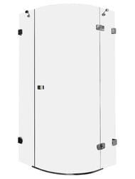 ������� ������ RAVAK BRILLIANT BSKK3-100R (995�995�1950) ��������� �����, ������, ����+Transparent
