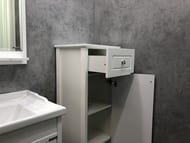 Полуколонна COMFORTY Тбилиси-40 (428х1228х355) напольный, белый глянец 00003132633