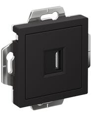 Розетка HDMI Systeme Electric ATLASDESIGN механизм, карбон ATN001080
