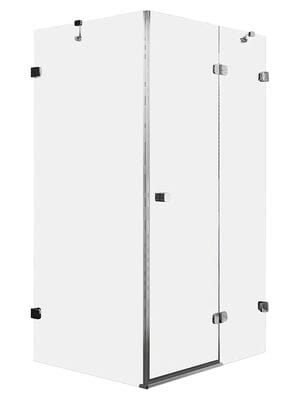 Душевой уголок RAVAK BRILLIANT BSDPS-80/80R (795х795х1950) распашная дверь, стекло, хром+Transparent