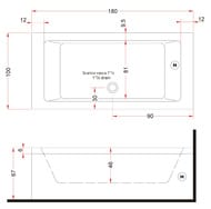 ����� Gruppo Treesse Dream 181 V8311 1800x1000x670 CrystalTech, �����������, ������, ����