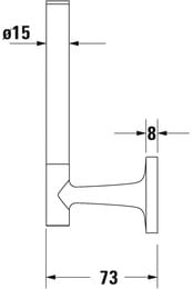 ��������� ��������� ������ DURAVIT Starck T ������������, ����: ����������� ������ 0099393400