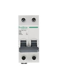 Выключатель Systeme Electric автоматический двухполюсный 50А С 4.5kA City9 Set C9F34250