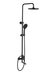 Душевая система ESKO Lagos Black ST205LGBL (ST205LGB), ручной/верхний душ, поворот. излив, черный