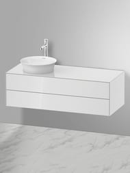 ����� ��� �������� Duravit White Tulip WT4987L8585 1300�408�550 ���������, 2 ����. ��., ����� ������