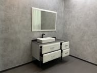 Зеркало COMFORTY Империя-120 (1180х800х25) белый глянец 00004143506
