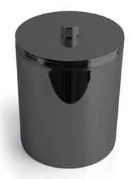 Ведро мусорное Bertocci Officina 01 напольное, с крышкой, черный матовый  127 7525 0800